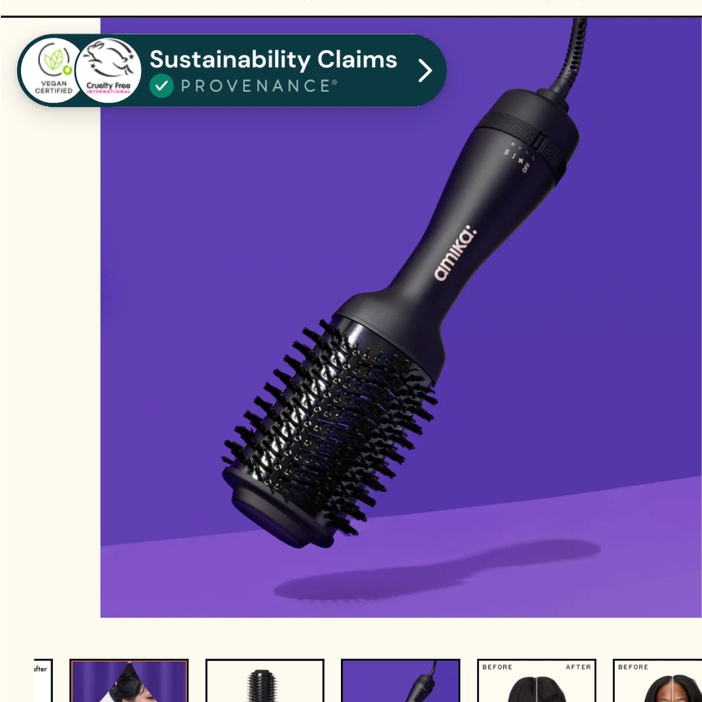 AMIKA hair 2.0 blow dryer brush